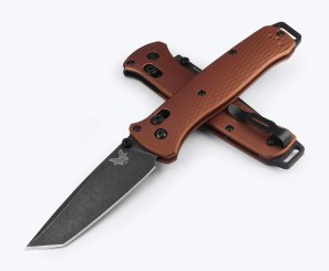 Benchmade Taschenmesser 537BK-07 Bailout Burnt Copper Aluminium, Magnacut, Glatt 