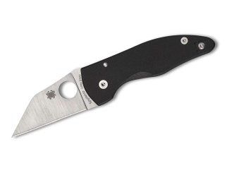 Spyderco Taschenmesser MicroJimbo G10 Black PlainEdge 