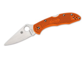 Spyderco Taschenmesser Delica 4 Flat FRN Orange 