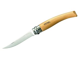 Opinel Taschenmesser, Slim-Line, Gr. 8, Buchenholz 