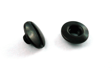 Oesen/Nieten/Hohlnieten (schwarz) - 8,2 mm - 10 Stück