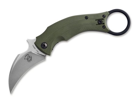 Fox Knives Taschenmesser Black Bird Green SW 