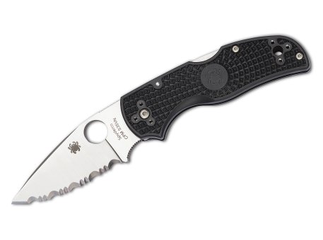 Spyderco Taschenmesser Native 5 Black FRN Serrated 