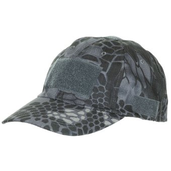 MFH - Einsatz-Cap, mit Klett, Snake Black 