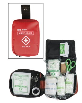 FIRST AID PACK MIDI RED 