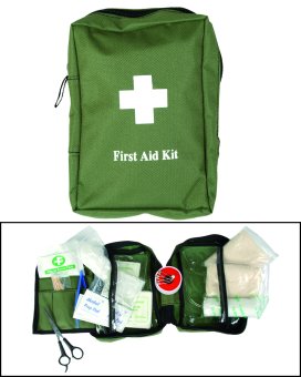 FIRST AID KIT LARGE, OLIV 