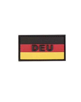 Mil-Tec BW Patch 3D 'DEU' PVC m. Klett, Bunt, Small 