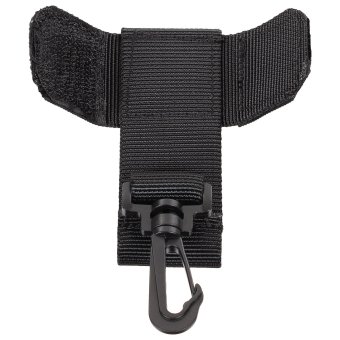 Schlüsselanhänger, Nylon, PVC Haken, schwarz 