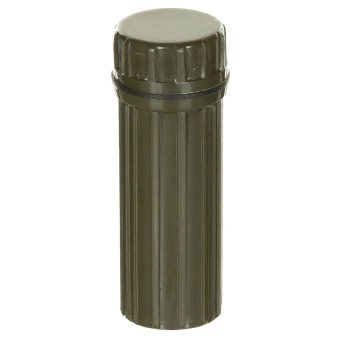 Wasserdichte Box, rund, oliv 