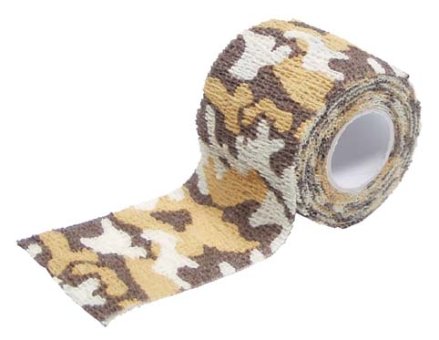 Tarnband selbsthaftend, "desert camo" (5cm x 4,5m) 