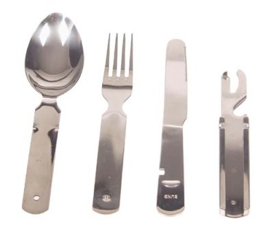 BW Essbesteck, 4-teilig, schwere Ausführung 