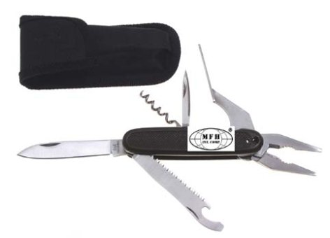BW Taschenmesser "Style oliv", mit Zange und Etui 