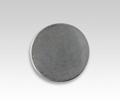 Griffabschlußplatte rund, rostfrei, ø16 mm 