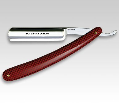 Rasiermesser "Razolution" - Racing Red / Carbon 