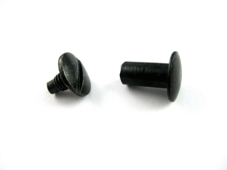 Chicago Screws (Schrauben, schwarz verzinkt) - 10,0 mm - 10 Stück 