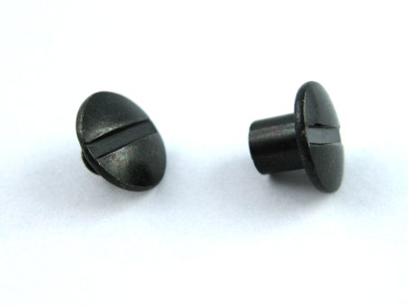 Chicago Screws (Schrauben, schwarz verzinkt) - 5,0 mm - 50 Stück 