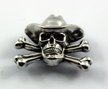 Medallion - Cowboy Skull 
