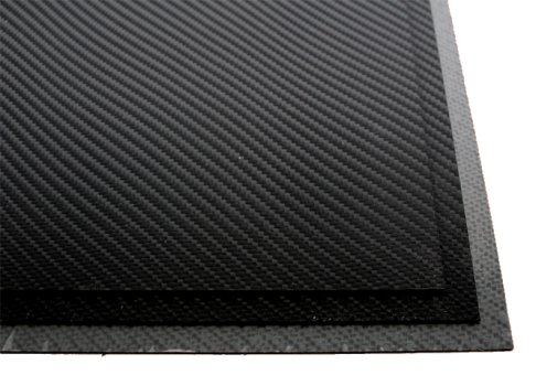 HOLSTEX®, Stärke ca. 1,5 mm, Platte ca. 300x600 mm, Black - Carbon Fiber 