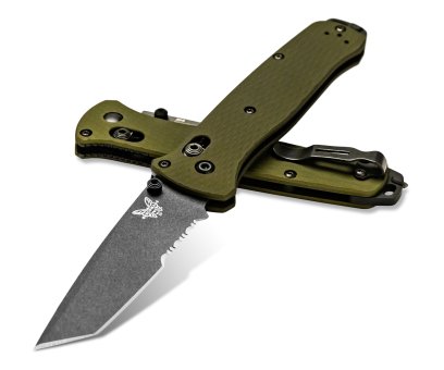 Benchmade Taschenmesser 537SGY-01 BAILOUT, Tanto, Axis, CPM-M4, Welle 