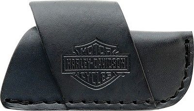 Case Lederscheide Side-Draw Belt Sheath, Harley-Davidson, Black / SMALL 