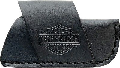 Case Lederscheide Side-Draw Belt Sheath, Harley-Davidson, Black / MEDIUM 