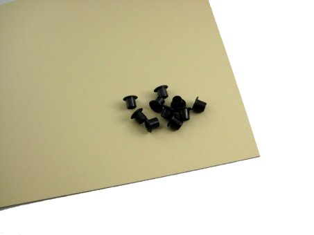 KYDEX - Holster-Set 27 (1,8 mm Kydex, 7,3 mm Oesen) - Vanilla 