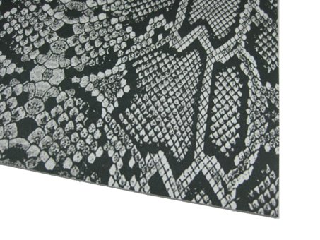 KYDEX, Platte ca. 200x300 mm, Stärke ca. 2,0 mm, Snake Skin - White Rattler 