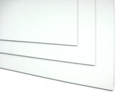 KYDEX, Platte ca. 200x300 mm, Stärke ca. 1,8 mm, Farbe: Weiß