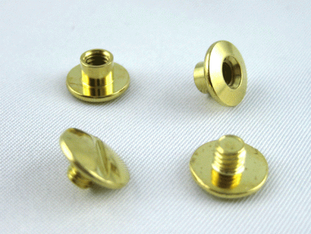 Chicago Screws (Schrauben goldfarben) - 3,5 mm - 10 Stück 
