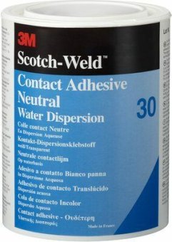 3M™ Scotch-Weld™ SW 30, 1 Liter, weiß/transparent, Dispersionsklebstoff auf Polychloroprenbasis 