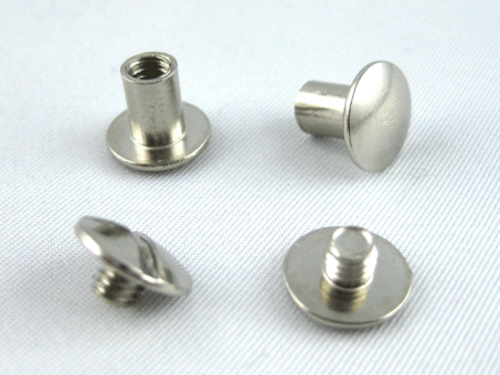 Chicago Screws (Schrauben silberfarben) - 7,0 mm - 50 Stück 