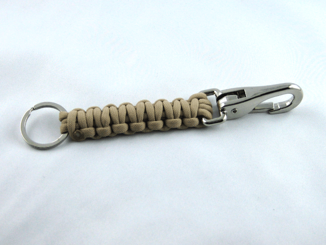 Paracord Schlüsselanhänger - desert tan (handmade)
